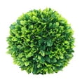 thumbnail image 1 of Cinvoph Artificial Plant Topiary Ball Green Balls Leaves UV Protection Faux Plants Outside Decor for Porch Garden Backyard, 1 of 5