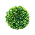 thumbnail image 1 of Cinvoph Artificial Plant Topiary Ball Green Balls Leaves UV Protection Faux Plants Outside Decor for Porch Garden Backyard, 1 of 5