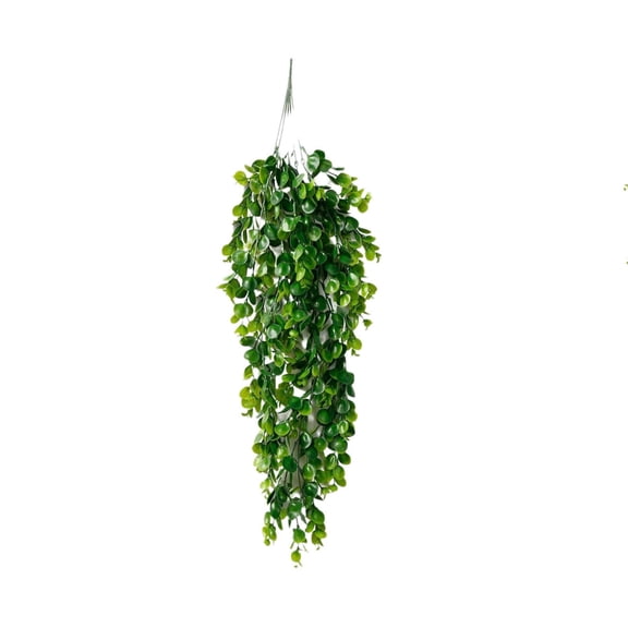 Cinvoph Artificial Rattan Teardrop Swag Garland Realistic Greenery Wreath for Front Door Wall Wedding Party Spring Home Decoration 30"