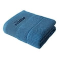 thumbnail image 1 of Cinvoph Basic Bathroom Hand Towels, Hand Towel for Bath, Face, Kitchen, Super Soft Absorbent, Machine Washable, Size 12" x 24", Blue, 1 of 4