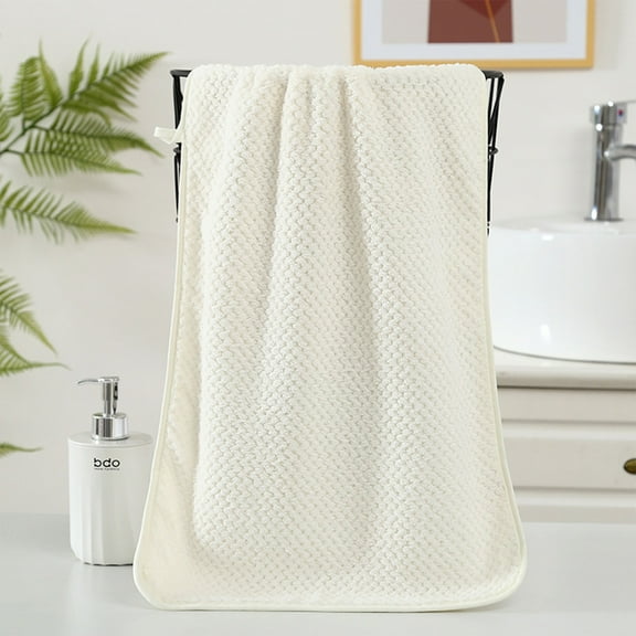 Cinvoph Bathroom Hand Towels (14x30 inch), Home Soft Cotton Super Soft Highly Absorbent Hand Towel for Bath, Hand, Face, Gym and Spa, Yellow