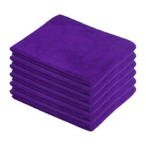 Cinvoph Bathroom Hand Towels, Set of 6, Cotton Hand Towel for Bath, Face, Kitchen, Super Soft Absorbent, Machine Washable, Size 14" x 30", Purple