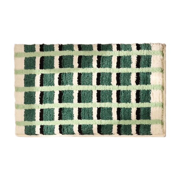 Cinvoph Bathroom Mat Decorative Absorbent Carpet Anti Slip Indoor Outdoor Floor Mat for Living Room Bahtroom Entrance 24"x16"