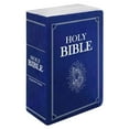 thumbnail image 1 of Cinvoph Bible Throw Pillow Holy Scripture Verse Soft Decorative Openable Pillow For Home Church Religious Gift 13"x9"x4" Blue, 1 of 6
