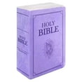 thumbnail image 1 of Cinvoph Bible Throw Pillow Holy Scripture Verse Soft Decorative Openable Pillow For Home Church Religious Gift 13"x9"x4" Purple, 1 of 6
