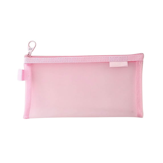 Cinvoph Binder Pencil Pouchs, Zippered Pencil Pouch with Clear Window Pencil Case Bag for Students