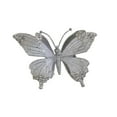thumbnail image 1 of Cinvoph Christmas Butterfly Clip Ornament Decoration，Exquisite Glitter Pendant for Xmas Tree, Fireplace Shelf Decor Xmas & Winter Holiday Gift, Silver, 1 of 6