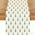 thumbnail image 1 of Cinvoph Christmas Table Runner Tree Snowflake Table Runner, Seasonal Winter Kitchen Dining Table Decoration for Home Party Decor 13"x72", 1 of 6