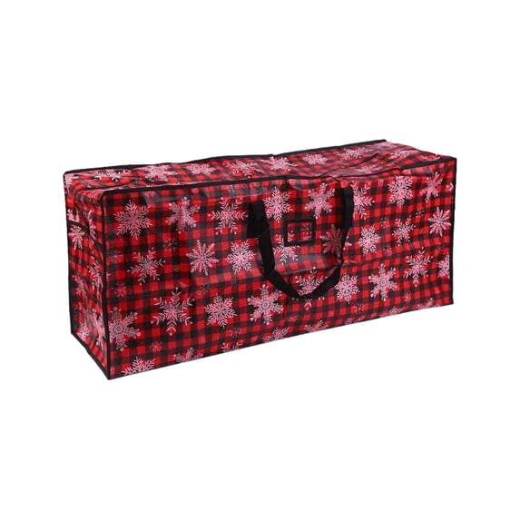 Cinvoph Christmas Tree Storage Bag Heavy Duty Organizer with Reinforced Handles and Zippers, Wide Opening Waterproof Dustproof Container for Trees Holiday Decor 47"x15"x20