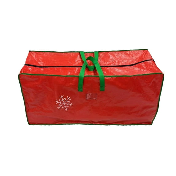 Cinvoph Christmas Tree Storage Bag Organizer Waterproof Dustproof Large Capacity Container with Reinforced Handles & Durable Zippers, Wide Opening for Trees 48"x15"x20"