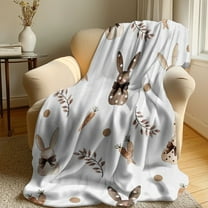 Cinvoph Cozy Plush Throw Blanket for Couch Easter Winter Holiday Decor, Decorative Birthday Gift for Women Men Uses, Room Home Fall Decor 30"x40", B