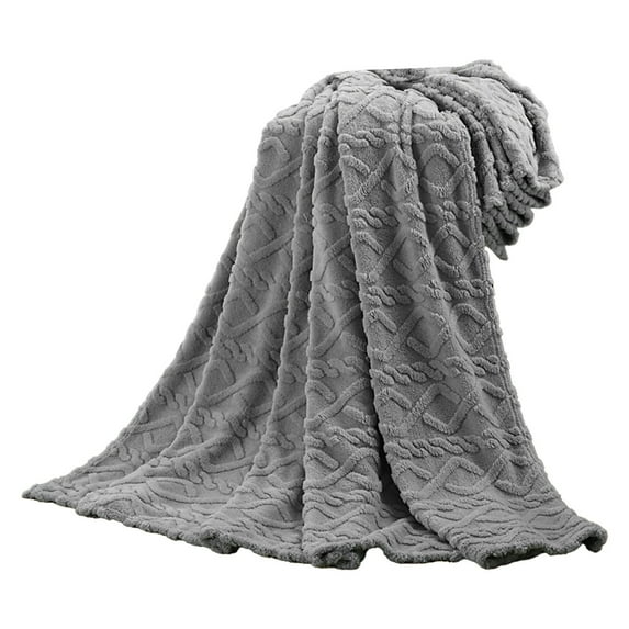 Cinvoph Cozy Throw Plaid Blanket for Couch Blankets Gifts for Women Men Girls, Cute Soft Cozy Throw for Bedroom Home Decor Gifts 30"x40", Blue