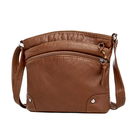 Cinvoph Crossbody Bag for Women Shoulder Handbags Casual Work Bags Everything Bag Purses, Brown
