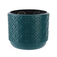 thumbnail image 1 of Cinvoph Cute Flower Pot Small Compact Planter Modern Plant Pots for Small Potted Green Plants Home Office Desktop Decor 3.5"x3" Navy, 1 of 6
