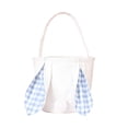 thumbnail image 1 of Cinvoph Cute Storage Basket with Handle Decorative Bunny Ear Bin, Spring Organizer for Flower Candy Gift, Decor for Home Party Picnic 8"x8", 1 of 6