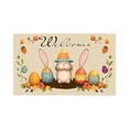 thumbnail image 1 of Cinvoph Easter Bunny Eggs Front Door Rug, Non-Slip Absorbent Welcome Mat for Easter Holiday Spring Home Entrance Decor 27"x43", 1 of 6