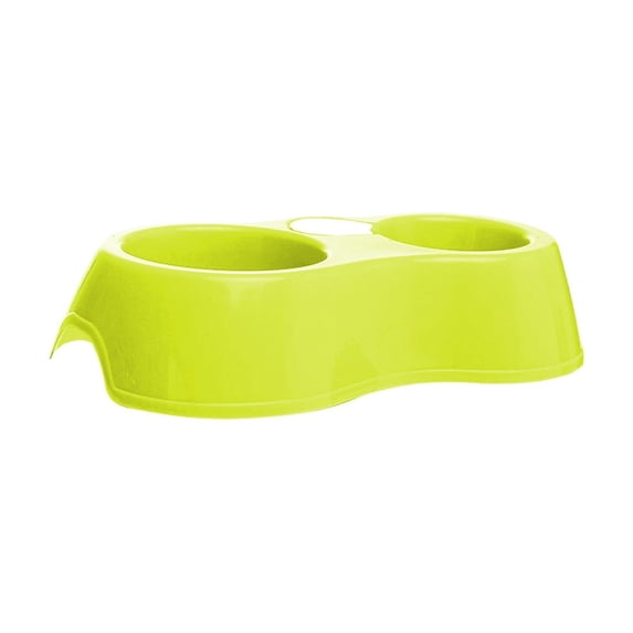 Cinvoph Elevated Cat Bowl Food and Water Bowl Splash Proof Whisker Fatigue Relief Non Slip Base for Cats Dogs 8.5oz Green
