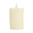 thumbnail image 1 of Cinvoph Flameless LED Candles with Realistic Flickering Flame Battery Powered Decor for Valentine’s Day Anniversary Wedding Long Lasting for Porch Indoor Outdoor 2"x2"x3", 1 of 7