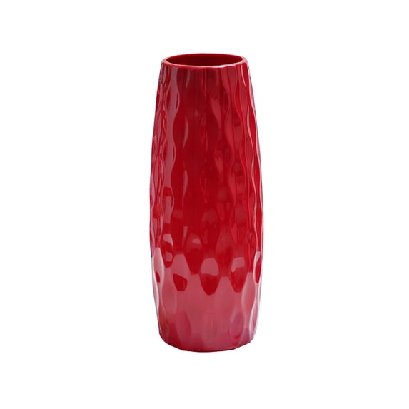 Cinvoph Flower Vase Modern Elegant Flower Arrangement for Home Decor, Living Room Shelf, Wedding Bouquet Display 3"x9.5"