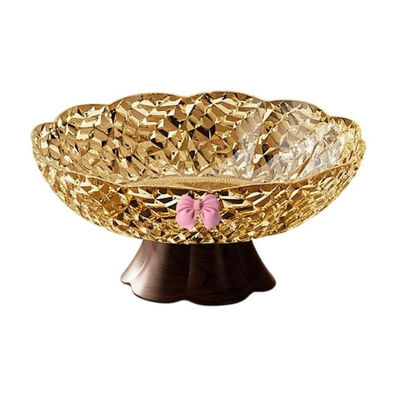 Cinvoph Fruit & Candy Plates with Drain Holes for Living Room Coffee Table Decorative Snack Plates for Home Office & Parties Serving Fruits Nuts Candies