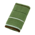 thumbnail image 1 of Cinvoph Hand Towels Striped Pattern Cotton Absorbent Soft Decorative Towel for Bathroom, Green, 1 of 6