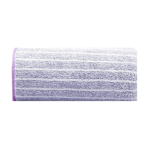 Cinvoph Hand Towels Striped Pattern Cotton Absorbent Soft Decorative Towel for Bathroom, Purple