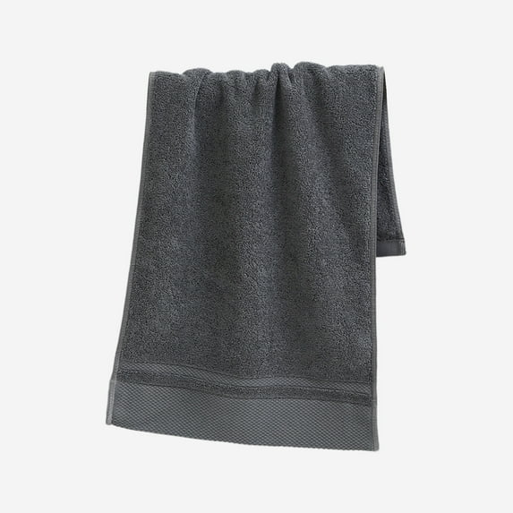 Cinvoph Hand Towels for Bathroom, Home Cotton Soft Highly Absorbent Hand Towel for for Bath, Hand, Face, Gym, Size 14" x 30", Gray
