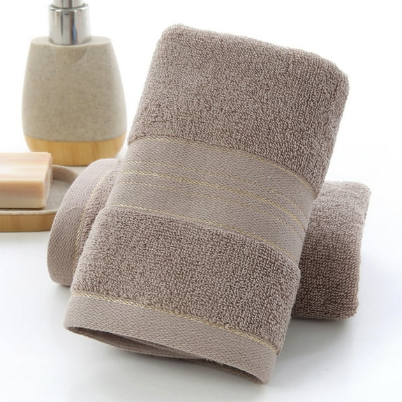 Cinvoph Hand Towels for Bathroom, Home Soft Highly Absorbent Hand Towel for for Bath, Hand, Face, Gym, Size 14" x 30", Coffee