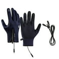 thumbnail image 1 of Cinvoph Heated Gloves for Men Women Waterproof Rechargeable Anti Slip Winter Glove Warm Insulated Gloves for Snow Hiking Skiing Cycling Camping Sports Soccer Shooting Gaming, Blue_M, 1 of 9