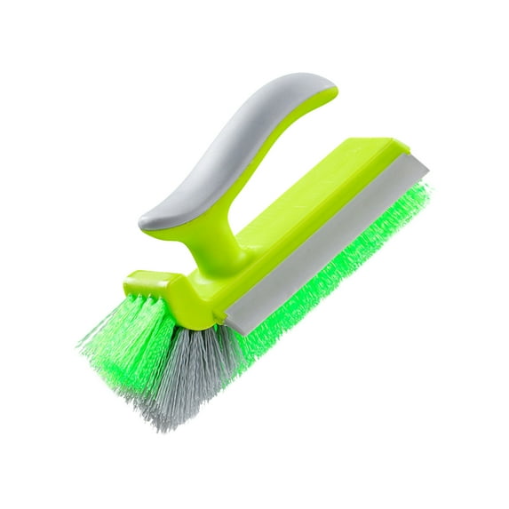 Cinvoph Household Scrub Brush with Handle - Stiff Bristles Cleaning for Sink, Dishes, Pots & Pans, Bathroom & Kitchen Wall Coner Deep Household Cleaning