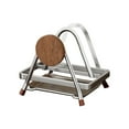 thumbnail image 1 of Cinvoph Kitchen Pot Lid Rack Cutting Board Holders Stainless Steel Kitchen Organizer Multifunctional Utensils Pan Pot Cover Shelf, 1 of 7