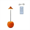 thumbnail image 1 of Cinvoph LED Desk Lamp, Adjustable Height Desk Light with Remote Control Bedside Lamp for Bedroom, Living Room, Office Reading, Study, Workbench USB Charging 3.5"-12"H, Orange, 1 of 4