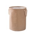 thumbnail image 1 of Cinvoph Large Capacity Fabric Laundry Hamper Foldable Storage Basket for Bathroom Dirty Clothes Organizer 15"x20" Khaki, 1 of 6