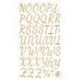 thumbnail image 1 of Cinvoph Letter Stickers Gold Waterproof 3D Alphabet Stickers Reusable for Poster Scrapbooking Mailbox Graduation Cap Laptop DIY Craft Decor 7"x5", 1 of 4