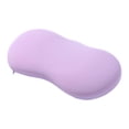 thumbnail image 1 of Cinvoph Low Profile Memory Foam Pillow Slow Rebound Neck Cervical Support Pillow Core for Adult Sleeping Comfort, 12"x20"x2" Purple, 1 of 6