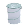 thumbnail image 1 of Cinvoph Mesh Laundry Hamper with Lid Collapsible Breathable, Sturdy, Foldable, and Space-Saving for Clothes and Storage 17"x14" Green, 1 of 6