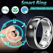 MUXIKA Cinvoph NFC Rings Mobile Phone Smart Ring, Water Resistant Stainless Steel Rings for Men & Women, Fashion Rings with NFC Function