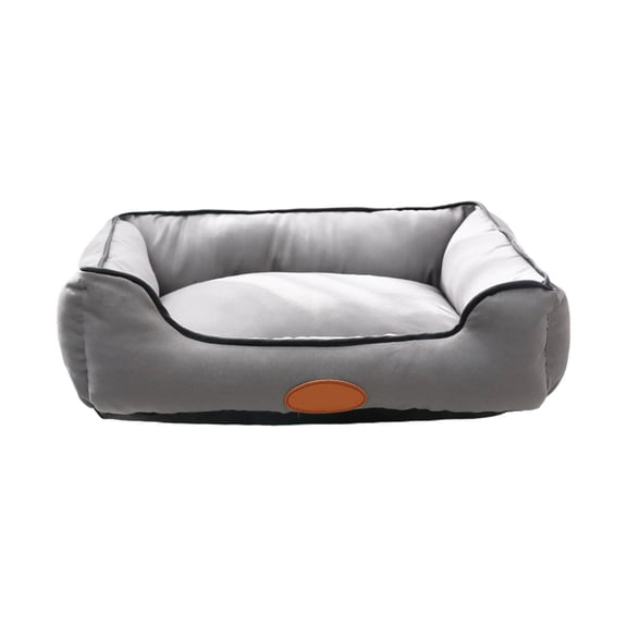 Cinvoph Orthopedic Dog Bed Sofa Style Pet Bed Waterproof Lining Removable Washable Cover Comfortable Nest For Medium Sized Dogs 14"x18" Gray