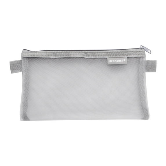 Cinvoph Pencil Pouch Zipper Mesh Pen Case Bag Clear Window Binder Pencil Pouches