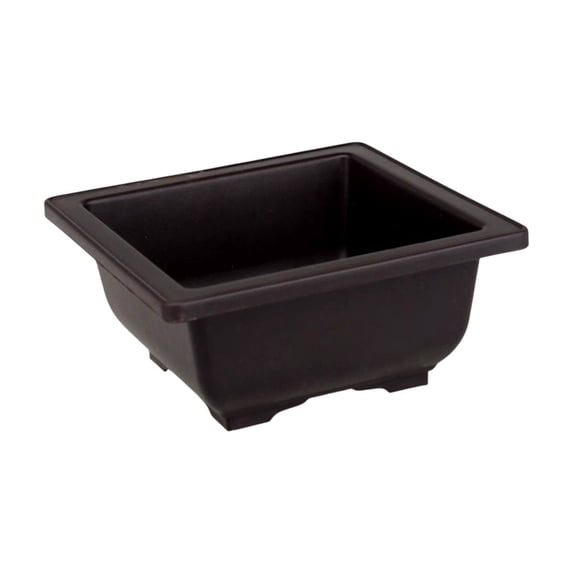 Cinvoph Plastic Square Flower Pot for Home Garden Balcony Plants Indoor Outdoor Potted Planter 6.5"x3"