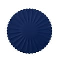 thumbnail image 1 of Cinvoph Round Placemats Heat Resistant Non-Slip Place mats for Dining Table, Washable Durable Table Mats 12" Blue, 1 of 6