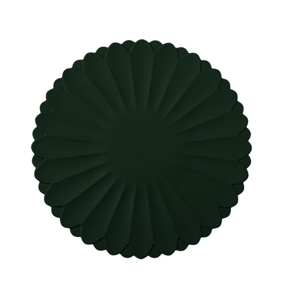 Cinvoph Round Placemats Heat Resistant Non-Slip Place mats for Dining Table, Washable Durable Table Mats 12" Green