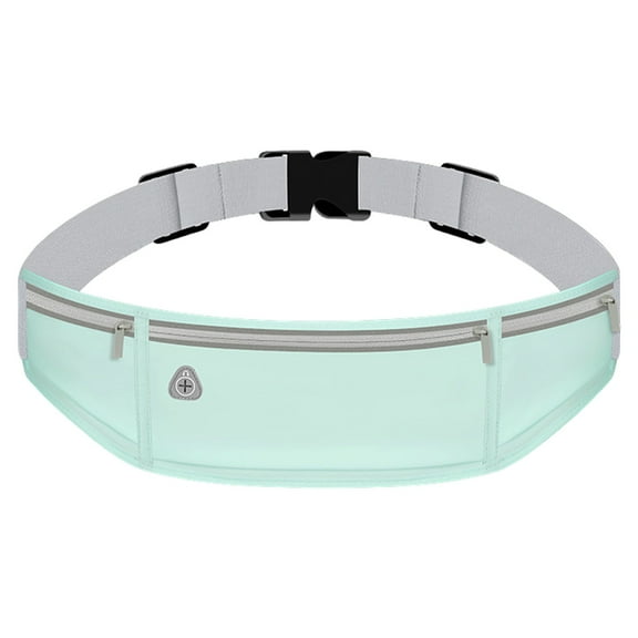 Cinvoph Running Belt Waist Pack Bag, Workout Gym Fitness Fanny Pack for Phone,Cell Phone Holder for Running,Jogging Pocket Belt for Women & Men,Running Accessories, Light blue
