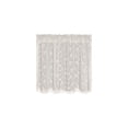 thumbnail image 1 of Cinvoph Semi Sheer Short Curtains Lace Cafe Curtains Voile Window Draperies Treatment for Bedroom Living Room Rod Pocket 24"x39", 1 of 7