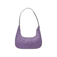 thumbnail image 1 of Cinvoph Shoulder Bags for Women Cute Handbag and Hobo Tote Under the Arm Purses with Zipper Closure, Purple, 1 of 6