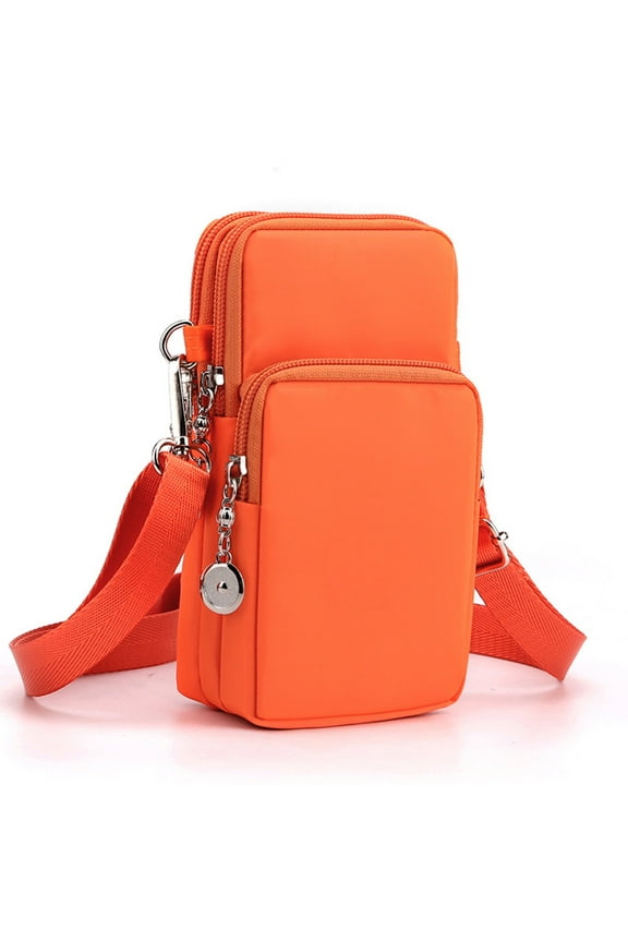 Sling Bags Purse for Women Crossbody Shoulder Bag Casual Messenger Bag Handbag Lightweight Daypack for Travel Daily, Orange