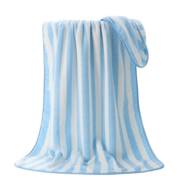 Cinvoph Soft Bath Towel Set, Larger & Lighter Weight, Quicker to Dry Towels for Bathroom, Bathroom Shower Towels Machine Washable, Blue