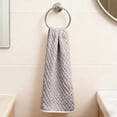 thumbnail image 1 of Cinvoph Soft Hand Towels for Bathroom, Velvet Corals Fleece Face Towels Ultra Soft Highly Absorbent Towels for Bathroom, Gym, Shower 14"x29" Gray, 1 of 6