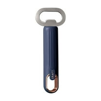 Cinvoph Stainless Steel Bottle Opener Manual, Portable Beer Corkscrew, Cap Remover Tool, Blue