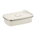thumbnail image 1 of Cinvoph Stainless Steel Food Storage Containers with Lids Microwaveable Airtight Food Containers Leakproof for Leftovers Storage and Pantry Organization 8"x5"x2", 1 of 6